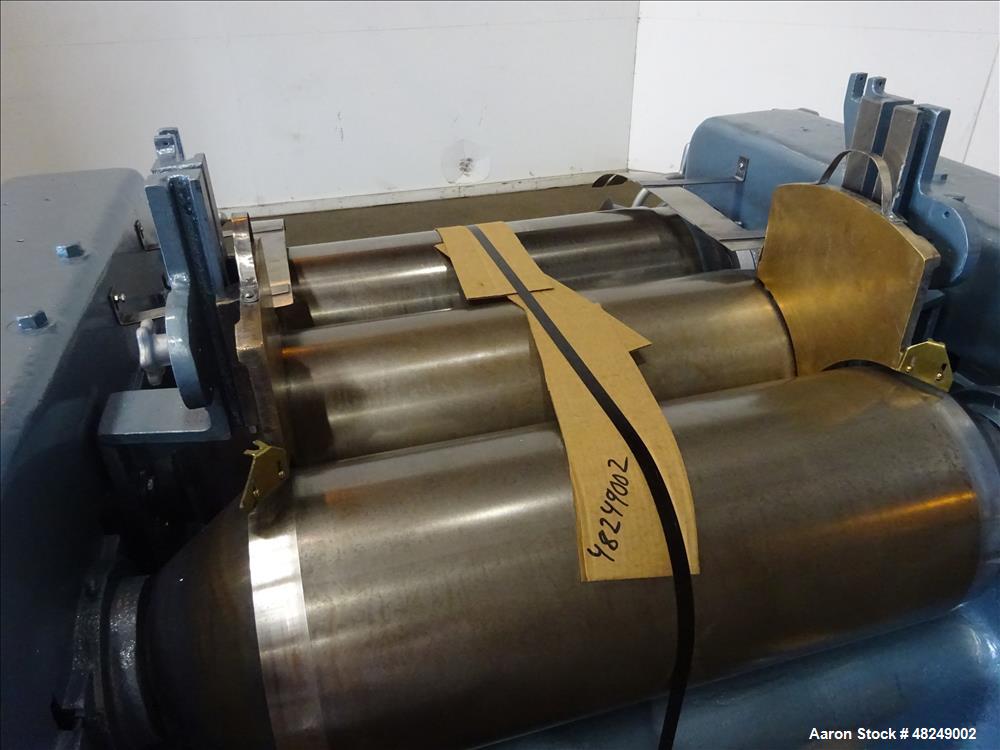 Used J.H. Day Horizontal Three Roll Mill, Model 1.