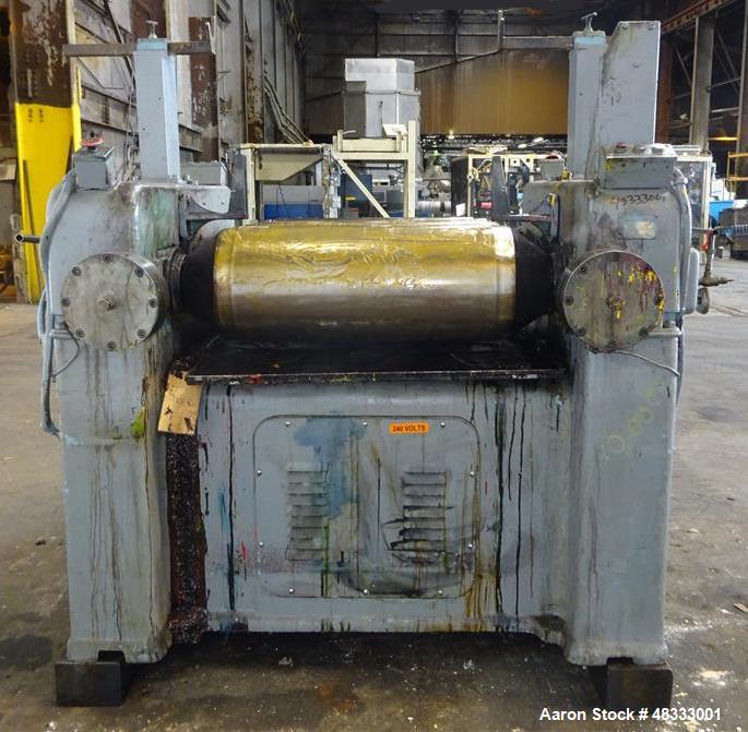 Used J.H. Day, Horizontal Three Roll Dispersion Mill.