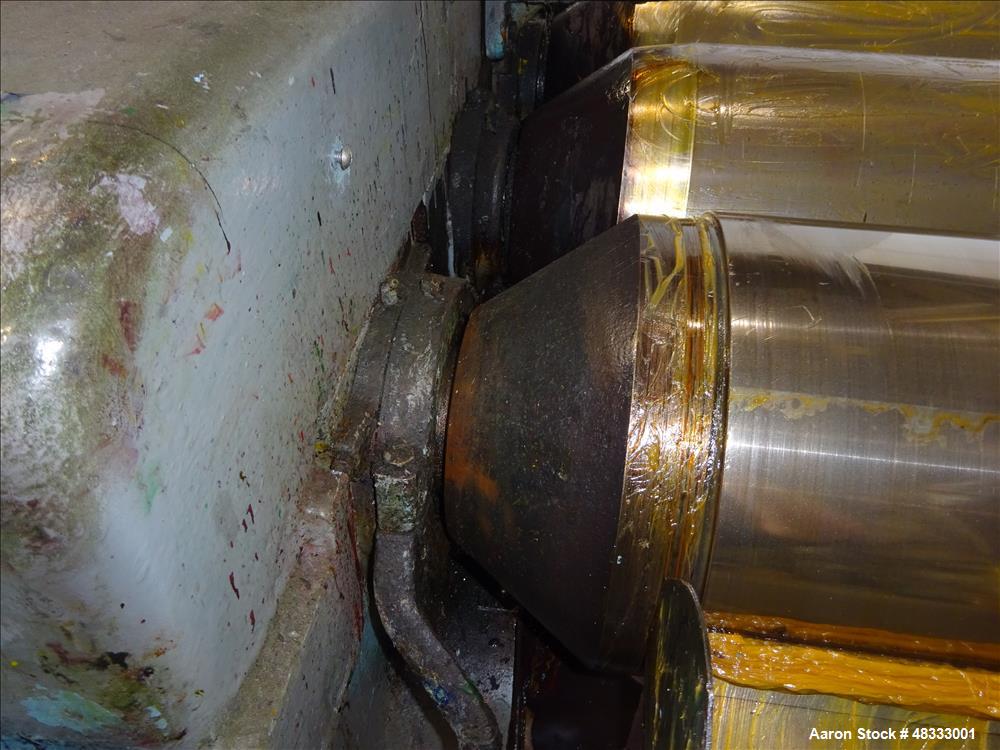 Used J.H. Day, Horizontal Three Roll Dispersion Mill.