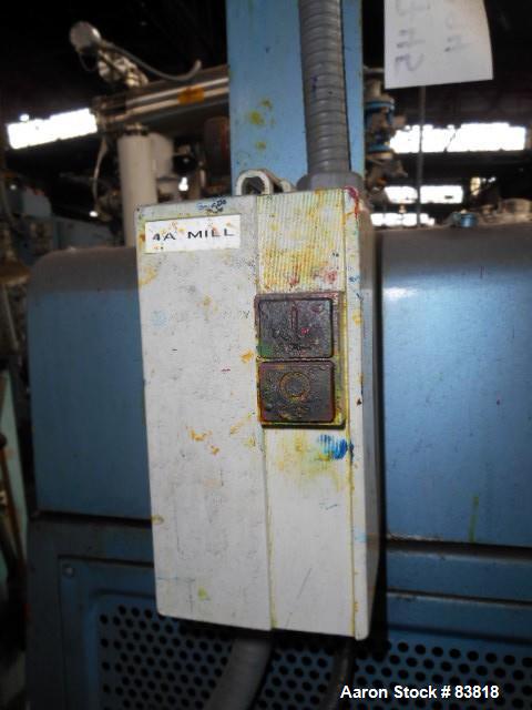 Industrial Three Roll Mill - Keith Machinery 4” x 8” Cored Rolls