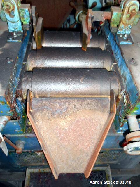 Industrial Three Roll Mill - Keith Machinery 4” x 8” Cored Rolls