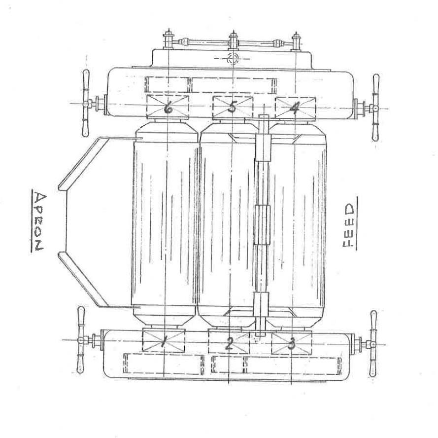 Lehmann Model 631SV 3-Roll Vertical Mill