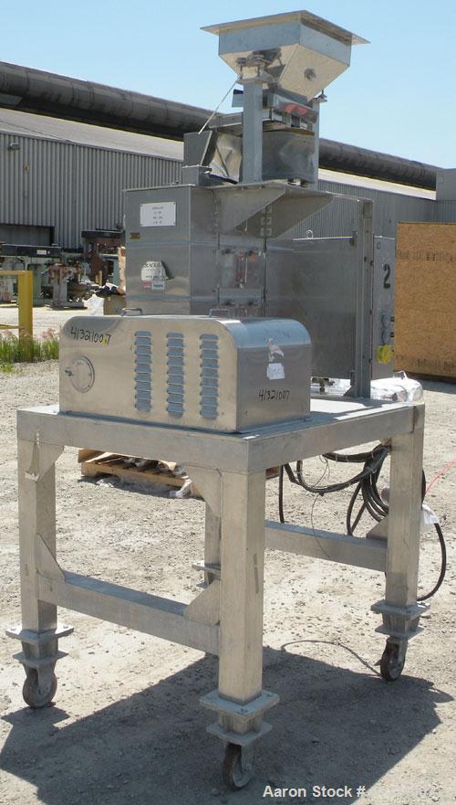 Used Nippon Granulator Company Crack-U-Lator Cracker Mill, Model 2541. 4 layers of (8) approximately 5’’ diameter x 14’’ wide horizontal chrome plated rolls, approximately 6 mm, 3 mm, 1.5’’, .06 mm p...