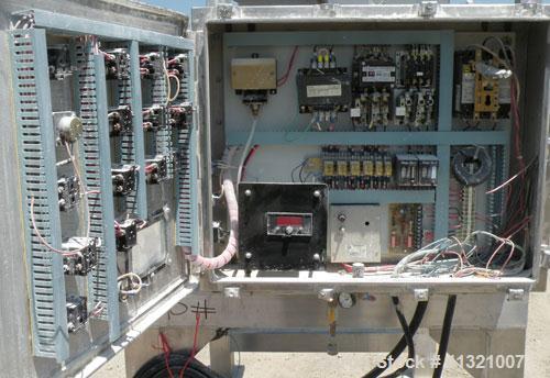 Used Nippon Granulator Company Crack-U-Lator Cracker Mill, Model 2541. 4 layers of (8) approximately 5’’ diameter x 14’’ wide horizontal chrome plated rolls, approximately 6 mm, 3 mm, 1.5’’, .06 mm p...