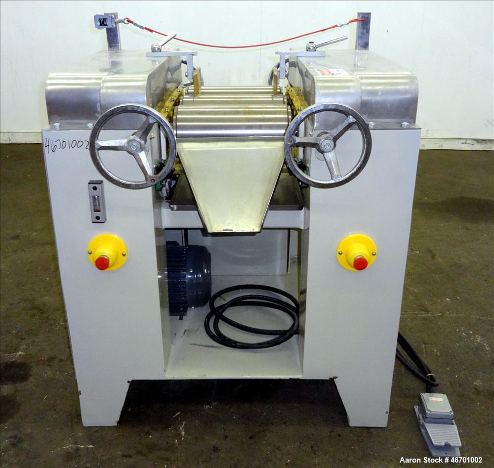 Used Torrey Hills Technologies Three Roll Mill, 6 X 12 T.