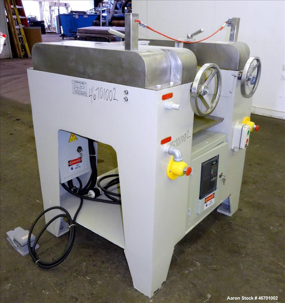 Used Torrey Hills Technologies Three Roll Mill, 6 X 12 T.