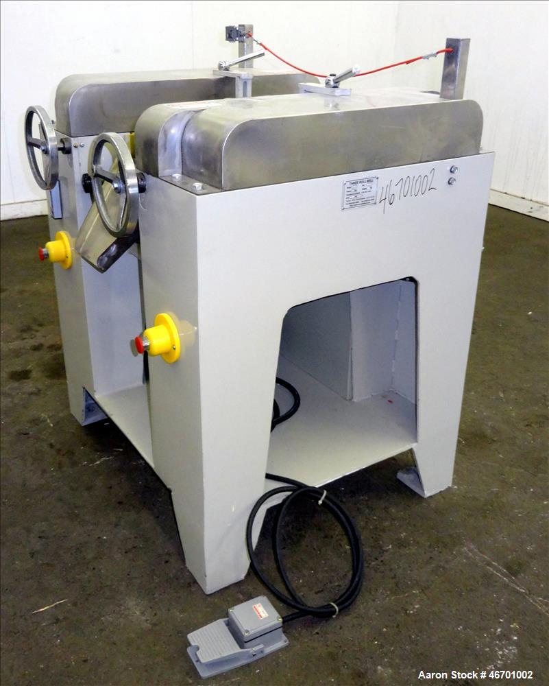 Used Torrey Hills Technologies Three Roll Mill, 6 X 12 T.