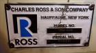 Used Ross Horizontal Three Roll Mill, Model TRM-4 X 8.
