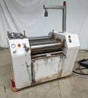 Used- Buhler 3-Three Roll Mill, Model SDX-600. Approximate 200mm (7.874