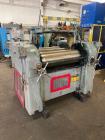 Used- Lehmann Machinery Horizontal Three Roll Dispersion Mill, Model 2A.