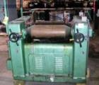 USED: J H Day three roll mill, 10 in diameter x 22 in long. Coredrolls for cooling. 15/7.5 hp two speed motor, 220V. Brass e...