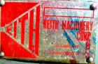 Used- Keith Machinery Horizontal Three Roll Mill, model 4 x 8. (3) 4