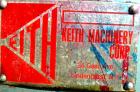 Used Keith Machinery Horizontal Three Roll Mill, model 4 x 8. (3) 4