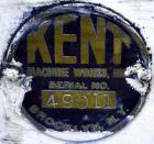 Used Carbon Steel Kent Machine Works Horizontal Three Roll Mill, model 4 x 8