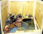 Used Lehmann Horizontal Three Roll Mill, Model 13X32. (3) 13