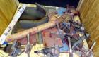 Used Lehmann Horizontal Three Roll Mill, Model 13X32. (3) 13