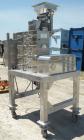 Used Nippon Granulator Company Crack-U-Lator Cracker Mill, Model 2541. 4 layers of (8) approximately 5’’ diameter x 14’’ wide horizontal chrome plated rolls, approximately 6 mm, 3 mm, 1.5’’, .06 mm p...