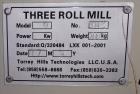 Used- Torrey Hills Technologies Three Roll Mill, 6 X 12 T.