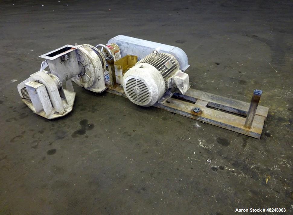 Used Andritz Sprout-Bauer 12" Lab Disc Mill, Model 12"D.M., 316L Stainless Stee
