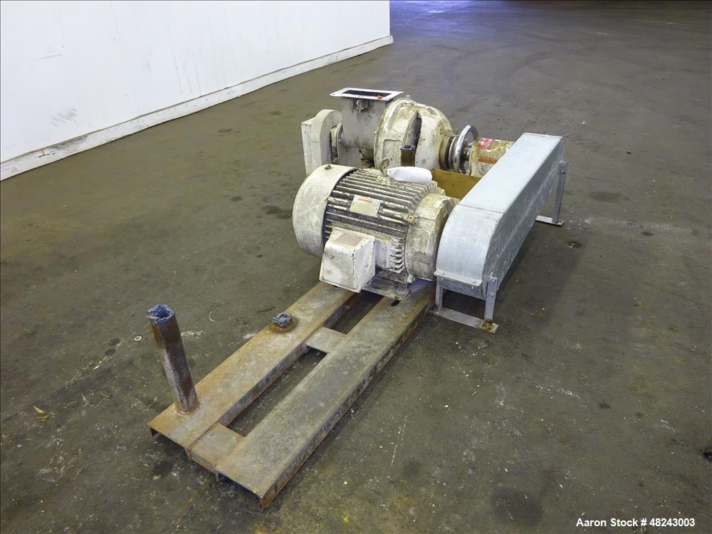 Used Andritz Sprout-Bauer 12" Lab Disc Mill, Model 12"D.M., 316L Stainless Stee