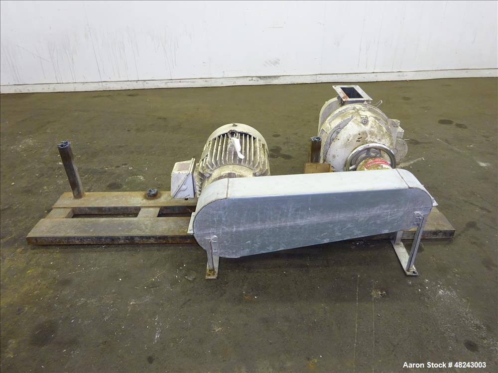 Used Andritz Sprout-Bauer 12" Lab Disc Mill, Model 12"D.M., 316L Stainless Stee