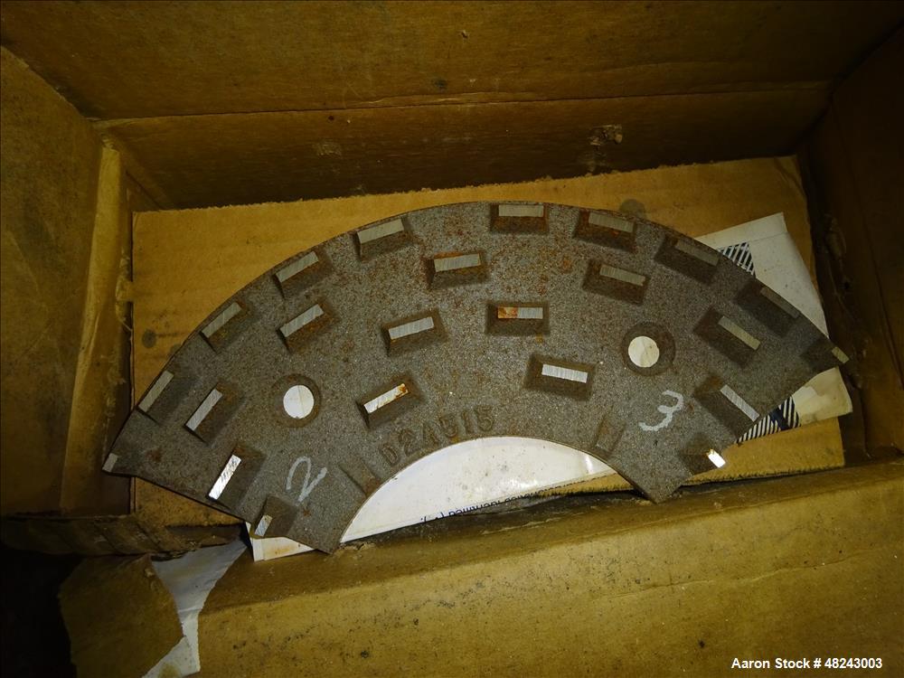 Used Andritz Sprout-Bauer 12" Lab Disc Mill, Model 12"D.M., 316L Stainless Stee