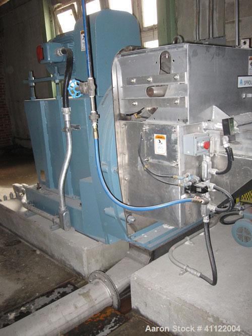 Used Andritz Sprout Bauer Mill, Type 245-36-48; 245-364B.  50 hp, 3/60/460V/1775 rpm.