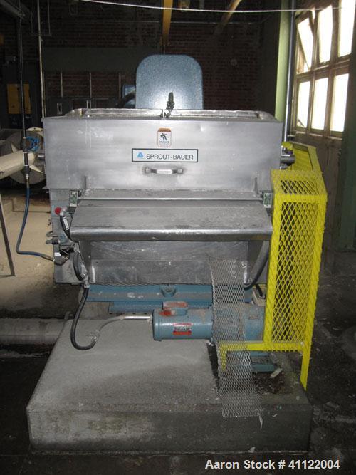 Used Andritz Sprout Bauer Mill, Type 245-36-48; 245-364B.  50 hp, 3/60/460V/1775 rpm.