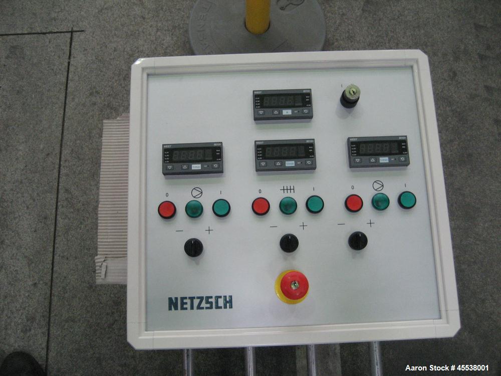 Used Netzsch Horizontal Agitator Mill, Model LME 1000 K