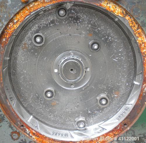 Used Sprout-Waldron Single Runner Attrition Mill, Type 36. Carbon Steel Housing with 446 stainless steel removable grinding plates. 19’’ Diameter front feed opening with (2) 35’’ wide roller feed, dr...