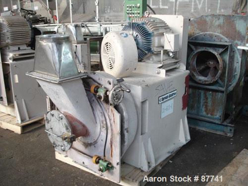 Used- Sprout Waldron/Kopper Single Disc Mill, Model DM-24. Stainless steel contact surfaces, 24" diameter disc, hand wheel p...