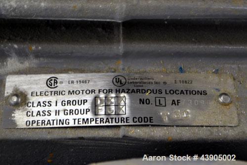 Used Union Process Szegvari Circulation Attritor Mill, Size Q6, Type CIRC, 316 Stainless Steel. Grinding tank capacity 8.2 gallons, media volume 7.5 gallon. Carbon steel jacket, attritor shaft, split...