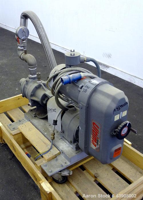 Used Union Process Szegvari Circulation Attritor Mill, Size Q6, Type CIRC, 316 Stainless Steel. Grinding tank capacity 8.2 gallons, media volume 7.5 gallon. Carbon steel jacket, attritor shaft, split...