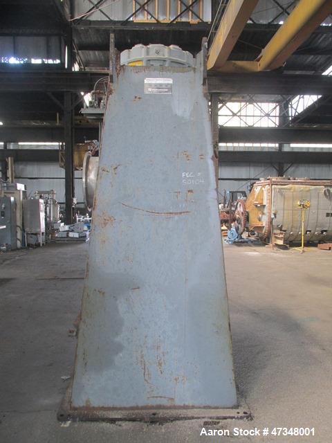 Used Union Process Szegvari Attritor, Type Batch, Model 200SDSA. Stainless steel jacketed bowl, approximately 40" diameter x 65" deep, stainless steel jacket rated 80 psi at 220 degrees F. Replaceabl...