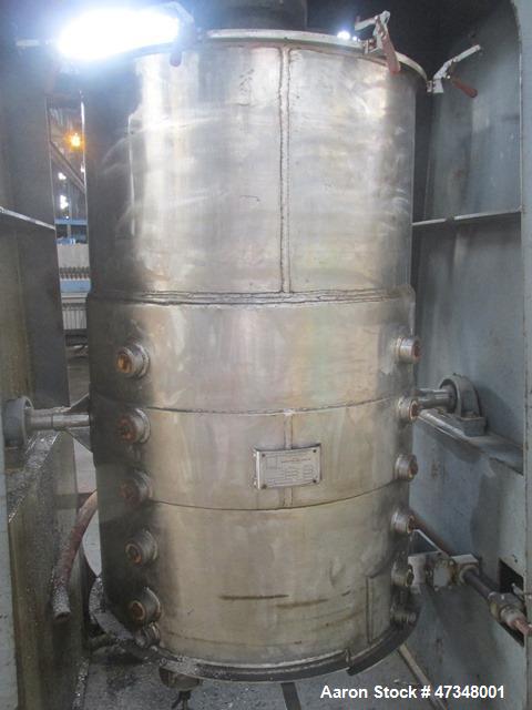 Used- Union Process Szegvari Attritor, Type Batch, Model 200SDSA. Stainless steel jacketed bowl, approximately 40" diameter ...