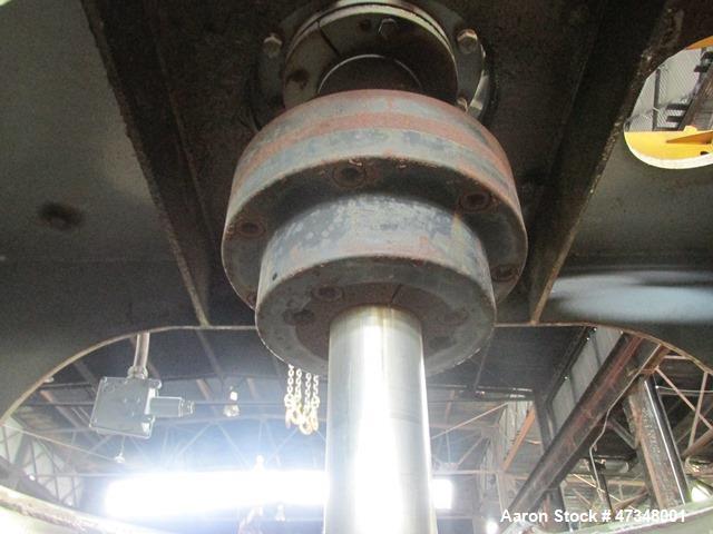Used Union Process Szegvari Attritor, Type Batch, Model 200SDSA. Stainless steel jacketed bowl, approximately 40" diameter x 65" deep, stainless steel jacket rated 80 psi at 220 degrees F. Replaceabl...