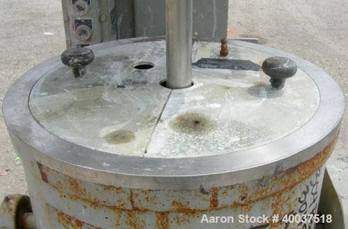 Used: Union Process Szegvari Attritor, Type 10S, Size B, 304 stainless steel. 16" x 19" carbon steel jacketed grinding chamber. 304 stainless steel coated shaft with aluminum pins. (2) piece cover. D...