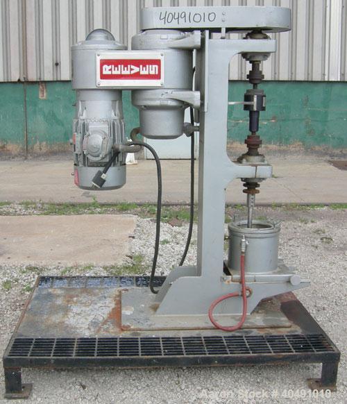 Used- Union Process Szegvari Attritor Mill, type 1S, size B, 304 stainless steel. 9 1/2" x 8 1/2" carbon steel jacketed grin...