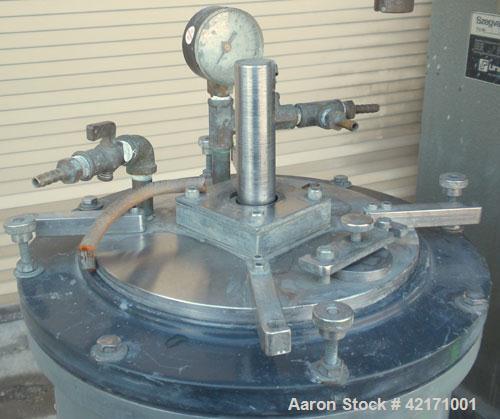 Used Union Process Intermittent Type Laboratory Batch Attritor Mill, Type 1 S, Size 1. Teflon lined tank, approximate 0.8 gallon working capacity, 1.5 total. 1 Gallon media volume. Carbon steel jacke...