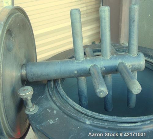 Used Union Process Intermittent Type Laboratory Batch Attritor Mill, Type 1 S, Size 1. Teflon lined tank, approximate 0.8 gallon working capacity, 1.5 total. 1 Gallon media volume. Carbon steel jacke...