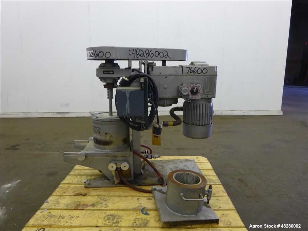 Used Union Process Szegvari Laboratory Batch Attritor Mill, Type B, Size 1S, St