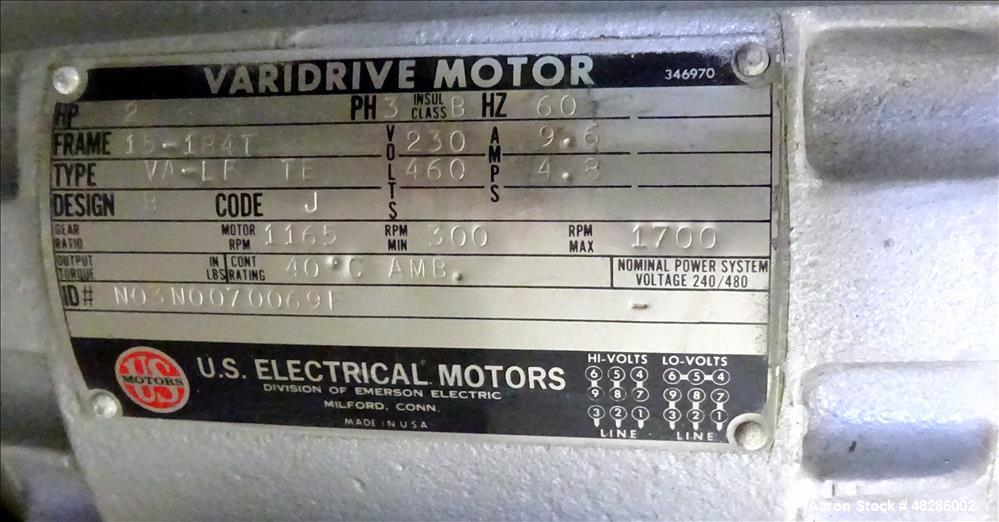 Used Union Process Szegvari Laboratory Batch Attritor Mill, Type B, Size 1S, St