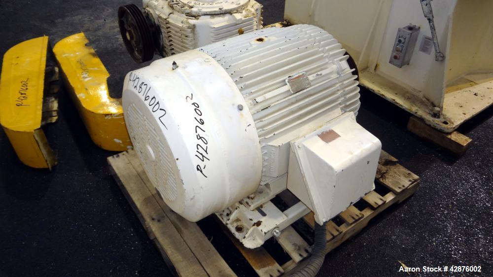 Used Union Process Szegvari Continuious Attritior Mill, Model Q100. 316 Stainless steel grinding chamber, 32" diameter x 32" deep. Flow rate 80 to 120 gallons per minute. Carbon Steel jacket rated 10...