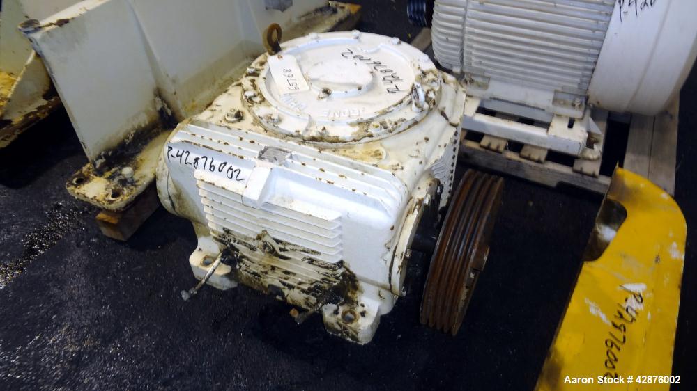 Used Union Process Szegvari Continuious Attritior Mill, Model Q100. 316 Stainless steel grinding chamber, 32" diameter x 32" deep. Flow rate 80 to 120 gallons per minute. Carbon Steel jacket rated 10...