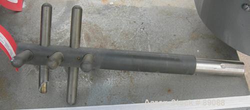 USED: Union Process laboratory batch Szegvari attritor mill, type 1S, size B, 304 stainless steel. Approximately 8" diameter x 8" deep (1.5 gallon) carbon steel jacketed mixing can, 2 piece cover. Ap...