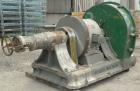 Used Sprout-Waldron Single Runner Attrition Mill, Type 36. Carbon Steel Housing with 446 stainless steel removable grinding plates. 19’’ Diameter front feed opening with (2) 35’’ wide roller feed, dr...