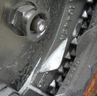 Used Sprout-Waldron Single Runner Attrition Mill, Type 36. Carbon Steel Housing with 446 stainless steel removable grinding plates. 19’’ Diameter front feed opening with (2) 35’’ wide roller feed, dr...