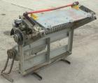 Used Sprout-Waldron Single Runner Attrition Mill, Type 36. Carbon Steel Housing with 446 stainless steel removable grinding plates. 19’’ Diameter front feed opening with (2) 35’’ wide roller feed, dr...
