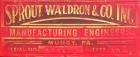 Used Sprout-Waldron Single Runner Attrition Mill, Type 36. Carbon Steel Housing with 446 stainless steel removable grinding plates. 19’’ Diameter front feed opening with (2) 35’’ wide roller feed, dr...