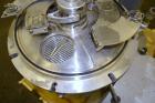 Used Union Process Szegvari Circulation Attritor Mill, Size Q6, Type CIRC, 316 Stainless Steel. Grinding tank capacity 8.2 gallons, media volume 7.5 gallon. Carbon steel jacket, attritor shaft, split...